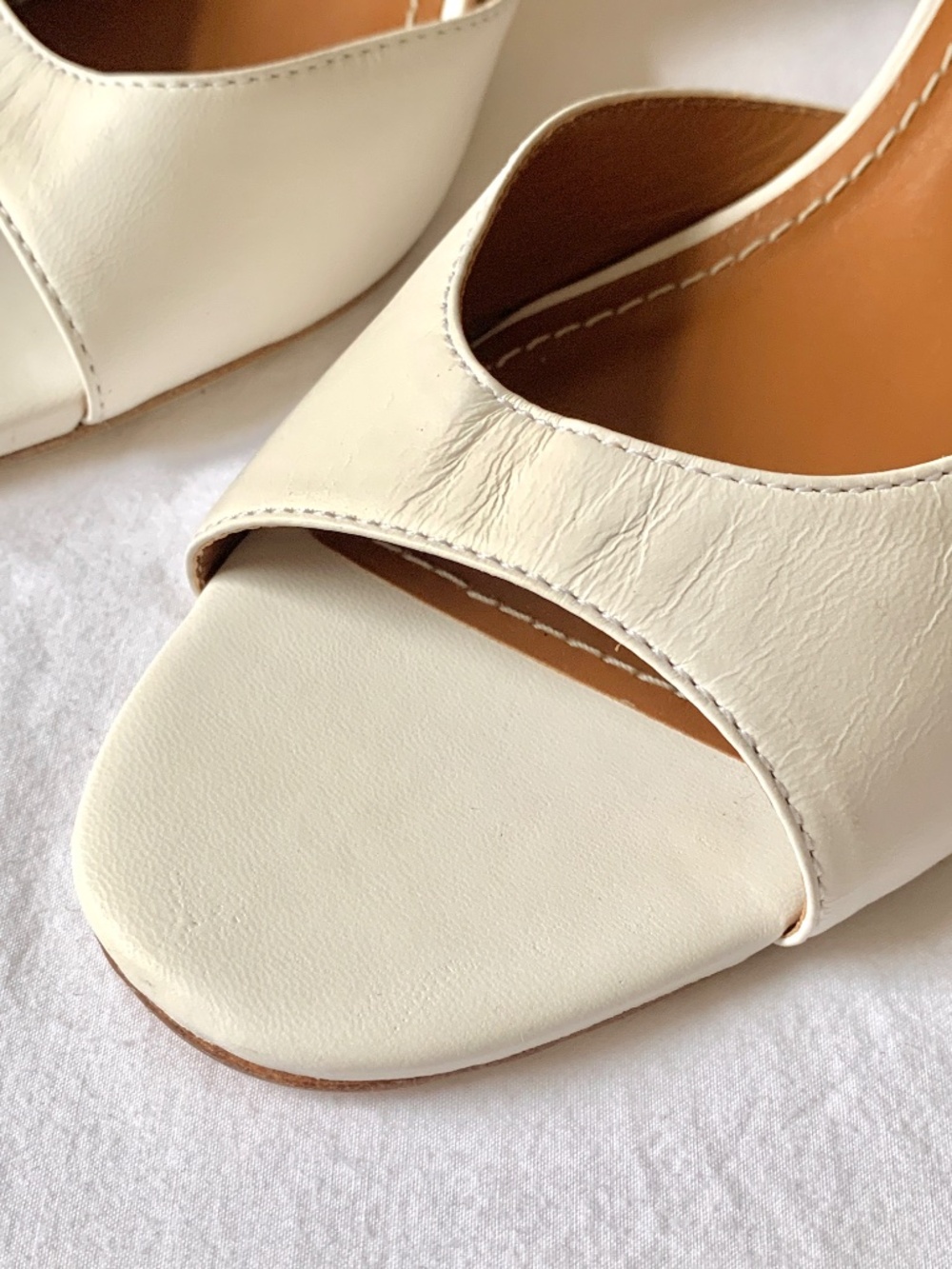 Staud Brigette Leather Heeled Sandals 36 - Picture 2 of 16